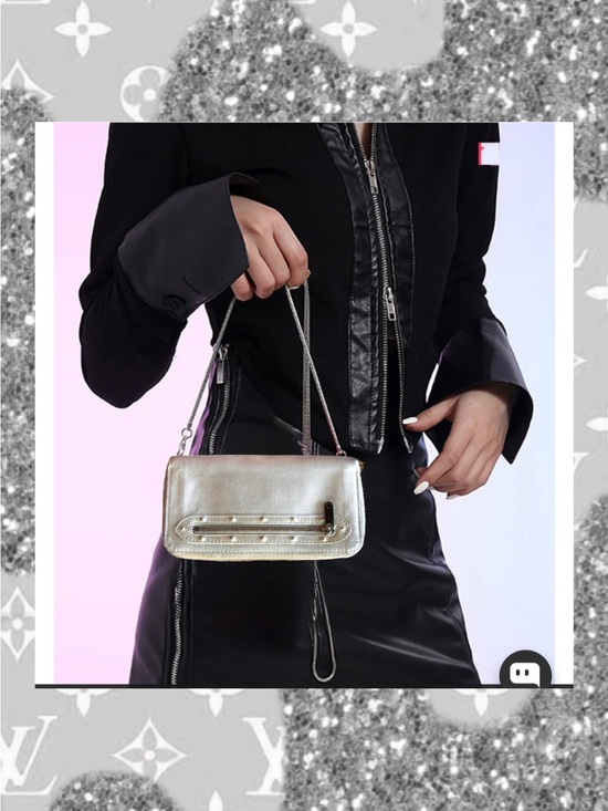Louis Vuitton Handbags - Louis Vuitton, authentic leather, Continental wallet, silver vintage 2007!
